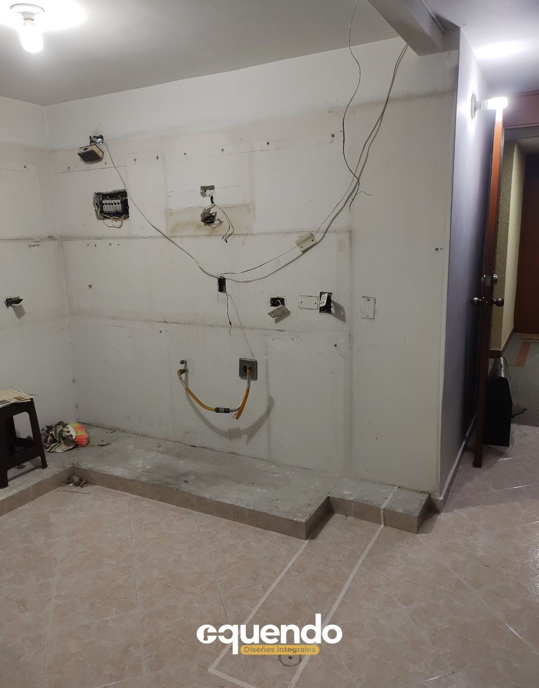 Cocina integral moderna en Medellín - Vista completa